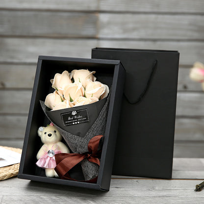 Valentinstag Seifenblumen-Geschenkbox