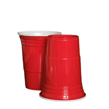 Red Beer Pong Party Plastic Cups