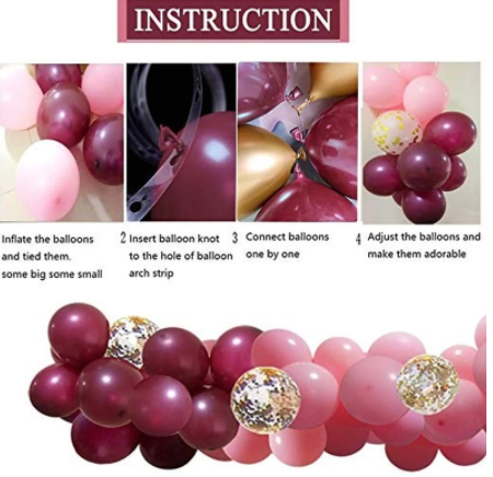 Zarte Puderlatex Ballons